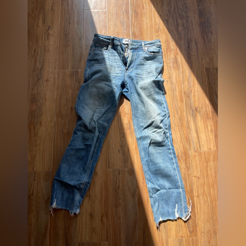 Worn size 27 Paige Cindy jeans